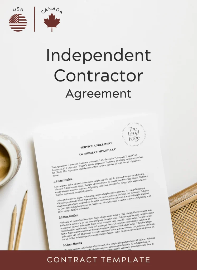 Independent Contractor Contract