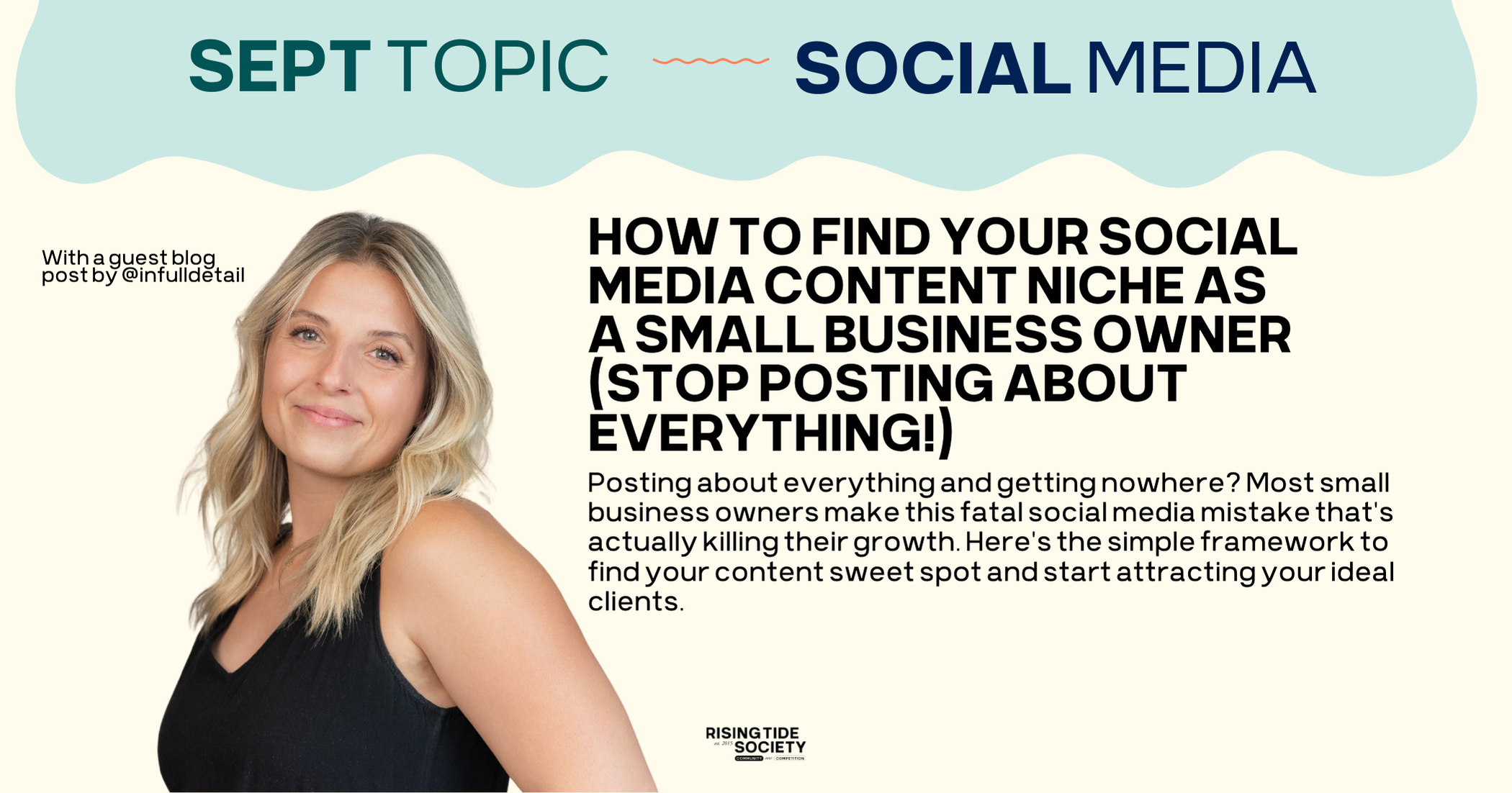 Graphic of Gina Ribando and Blog title